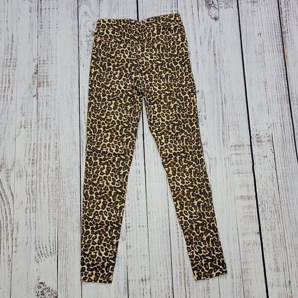 WE THE FREE Women's Size 24 Funky & Boho Cheetah High Rise Cropped Skinny Pants - Picture 4 of 6